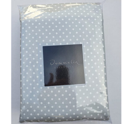 flanel dekbedhoes met bolletjes dessin