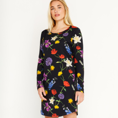 nachthemd met bloemen