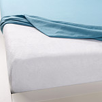 Bella Donna Jersey hoeslaken katoen Fb.0114 wolweiss, 180 cm x 200 cm