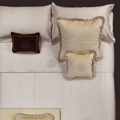 beige panter dekbedovertrek roberto cavalli