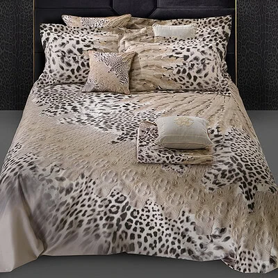 luxe dekbedovertrek roberto cavalli dierenprint