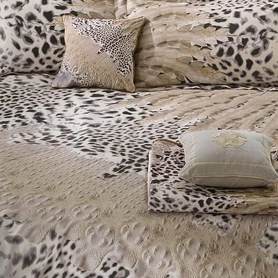 luxe dekbedovertrek roberto cavalli dierenprint