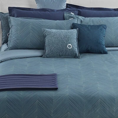 blauw dekbedovertrek luxe merken