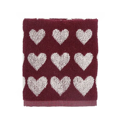 keukendoek hartjes rood