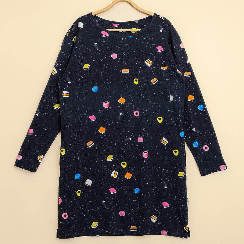 Drop It Long Sleeve Dress Dames