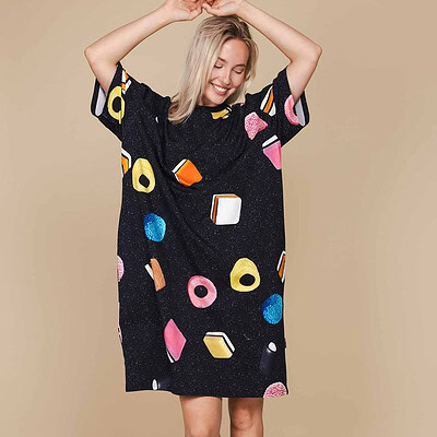 tee dress engels drop