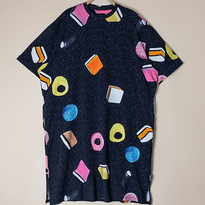 tee dress engels drop