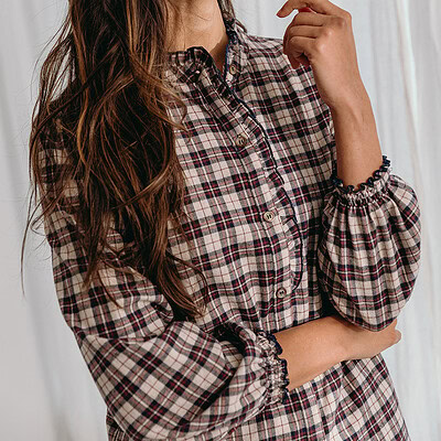ruiten pyjama flanel luxe kwaliteit