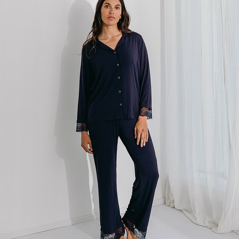 Jasmine Pyjama Marine