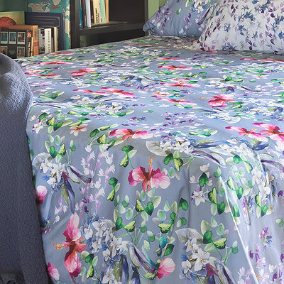 bloemen dekbedovertrek luxe