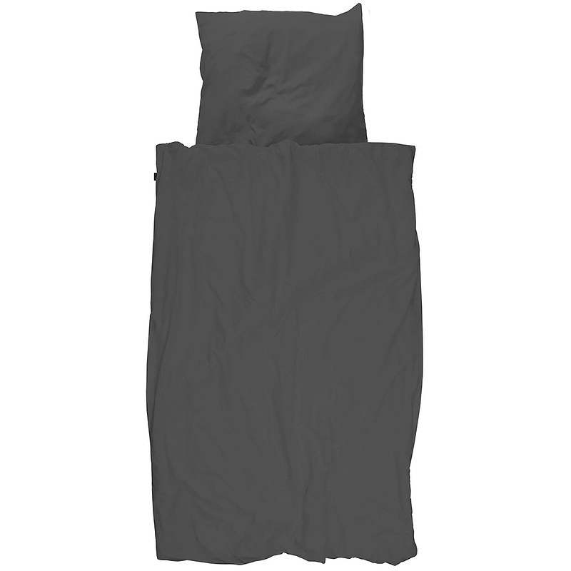 dekbedhoes flanel grijs 140x220