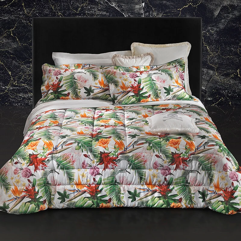 luxe merken dekbedovertrek met bloemen