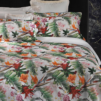 philipp plein bed met jungle dekbedovertrek