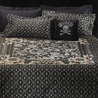 Philipp Plein dekbedovertrek met Philipp Plein behang