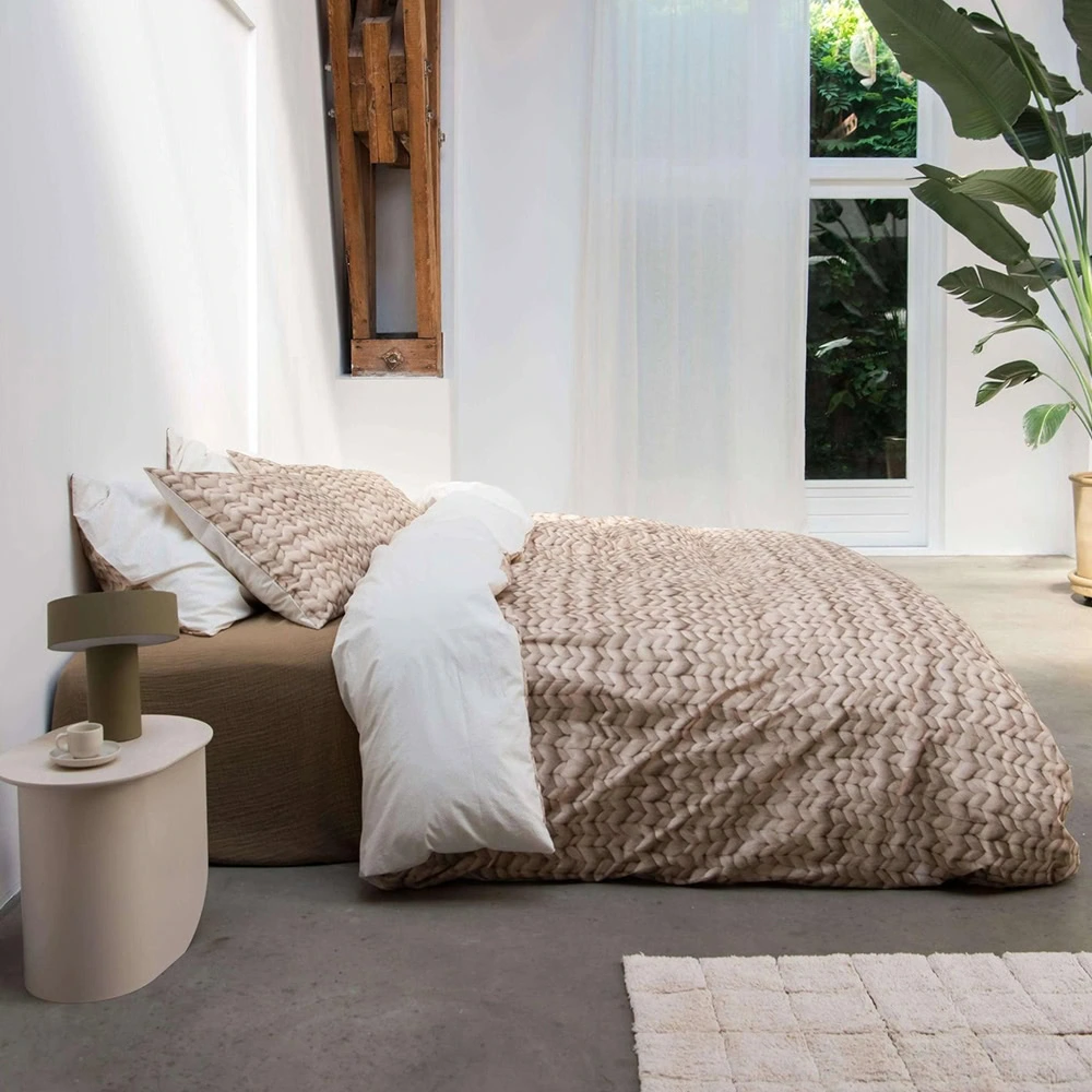 Flanellen dekbedovertrek Twirre