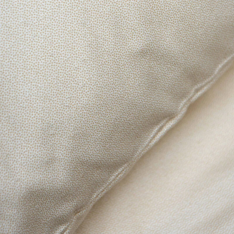 detail flanellen dekbedovertrek