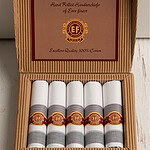 heren zakdoeken in sigarendoosje karton