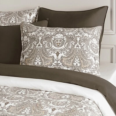 dommelin dekbedovertrek paisley met sierkussens satijn