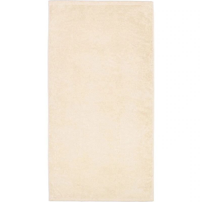 beige handdoek cawo