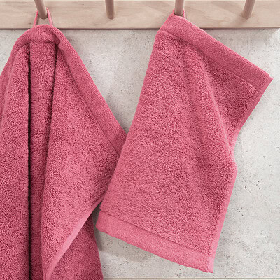 Cawö Handdoek Life Style Uni - Berry