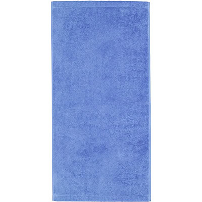 effen blauwe handdoek