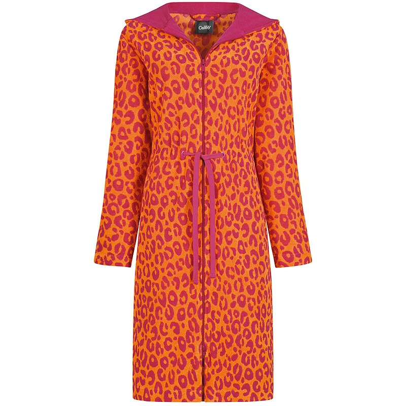 luipaard badjas pink