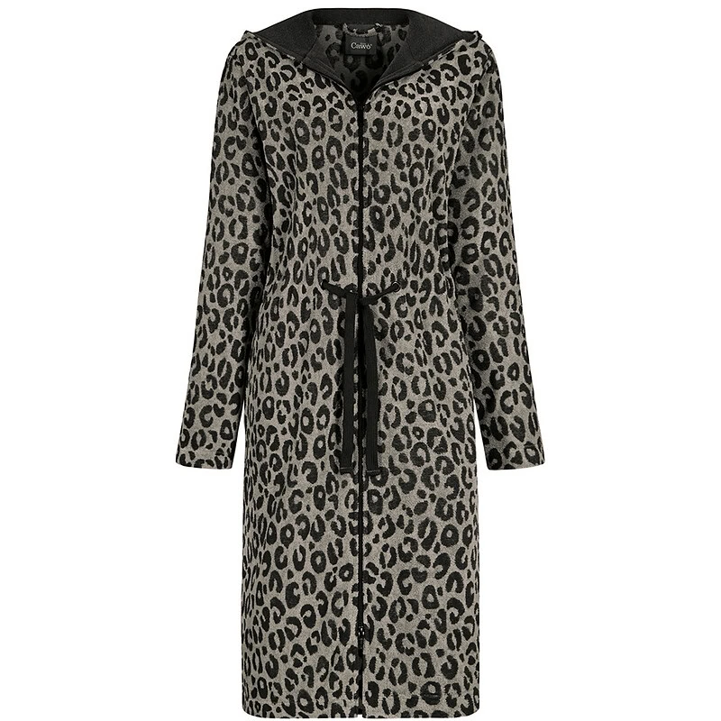 luipaard badjas antraciet