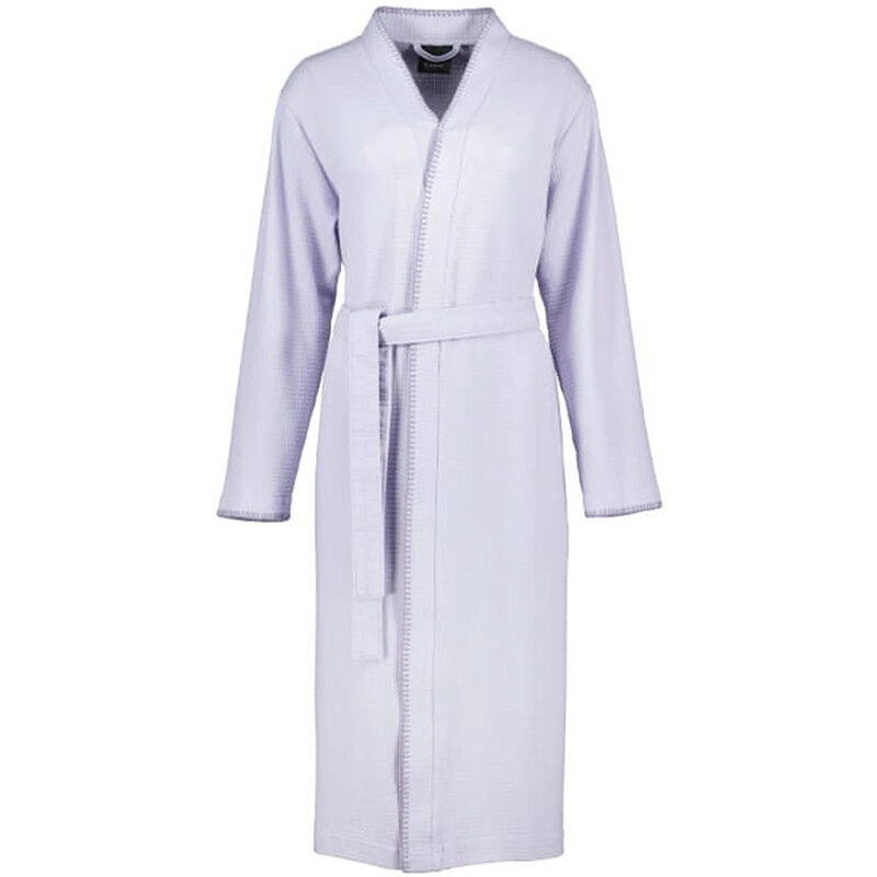 badjas wafelkatoen dames in lila