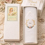 bruidszakdoek handgeborduurd