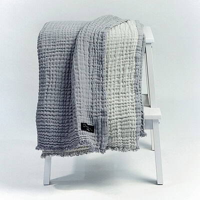 plaid dommelin grijs