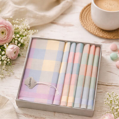 pakje dames zakdoek in ruitjes