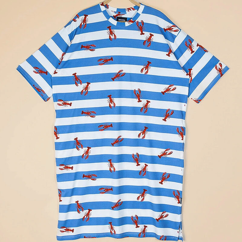 Lobsters Relaxed Tee Dress Dames