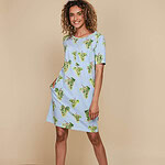 Grapes T-shirt Dress Dames