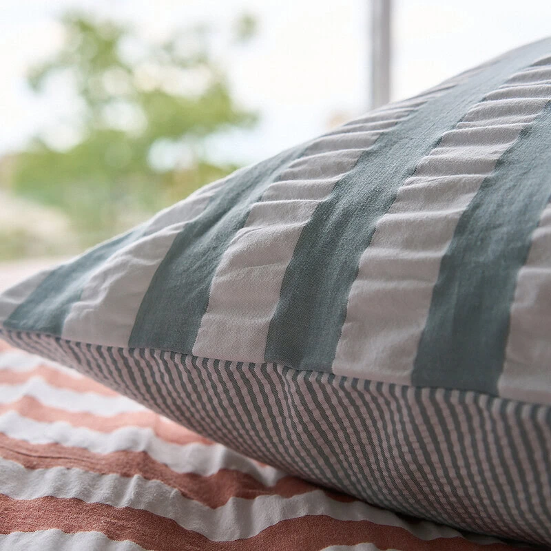 kussensloop strijkvrij seersucker