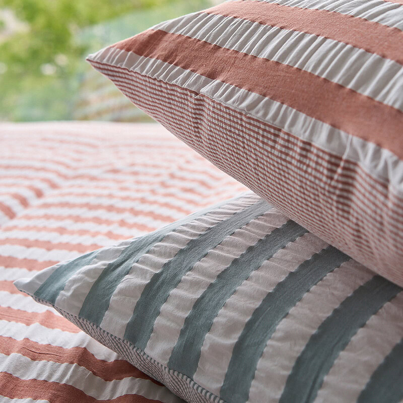 kussens seersucker dekbedovertrek strijkvrij