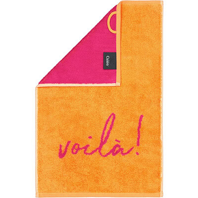 Cawö Postcard Towel Voilà in roze - oranje