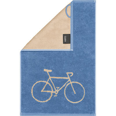 Cawö Postcard Towel Bicycle - Capri
