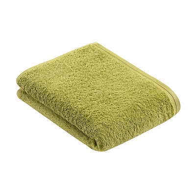 grote handdoek in avocado groen tint