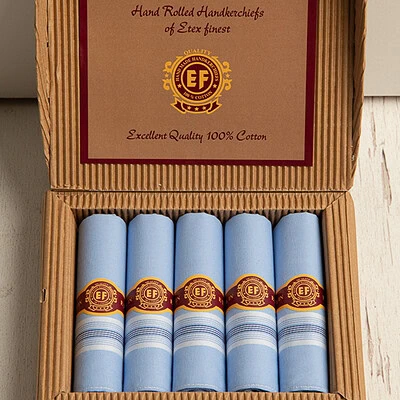 Heren zakdoeken Blue Classic